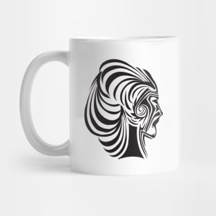 Tribal Woman Tattoo Art Mug